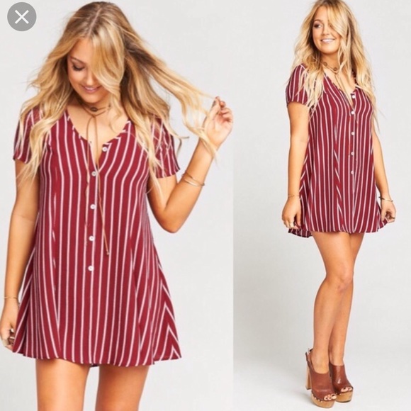 Show Me Your MuMu Dresses & Skirts - Show Me Your Mumu Bennett Babydoll Dress Red